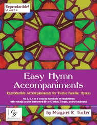 Easy Hymn Accompaniments Handbell sheet music cover Thumbnail